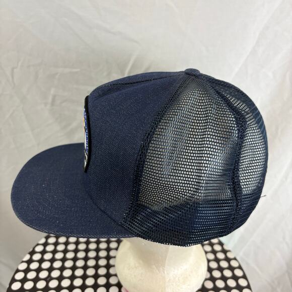 Farmers' Electric Cooperative Patch Logo Vintage Trucker Snapback Hat USA - Picture 6 of 6